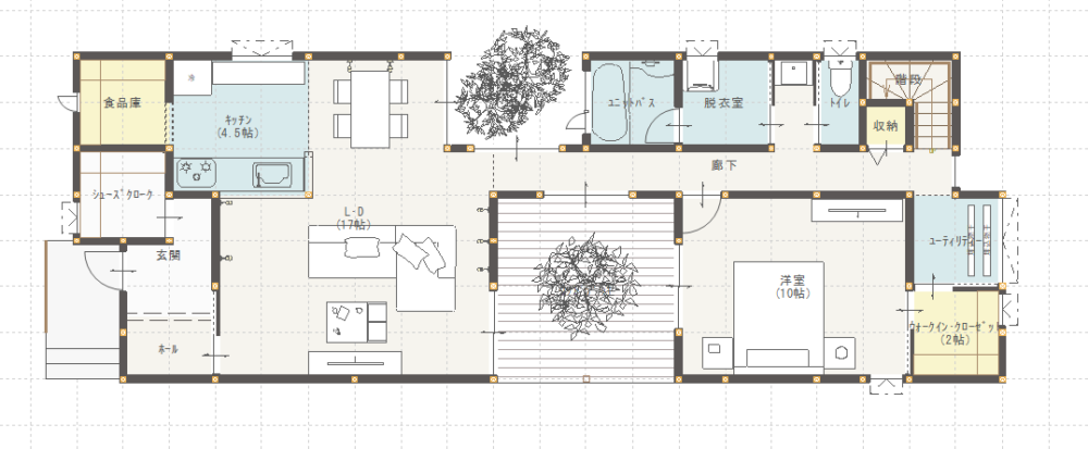 建築プラン平屋